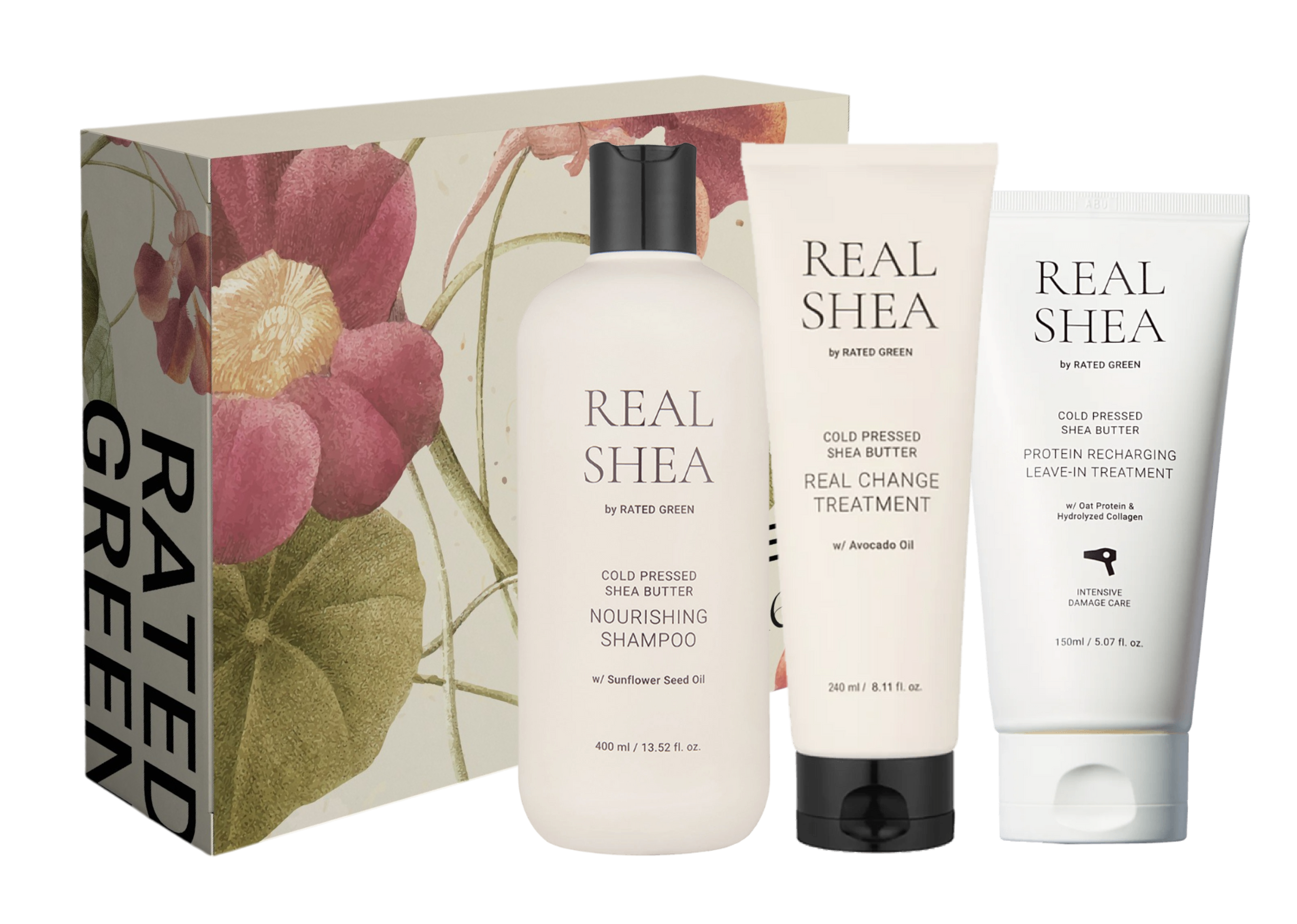 Живильний набір з олією дерева ши Rated Green Real Shea